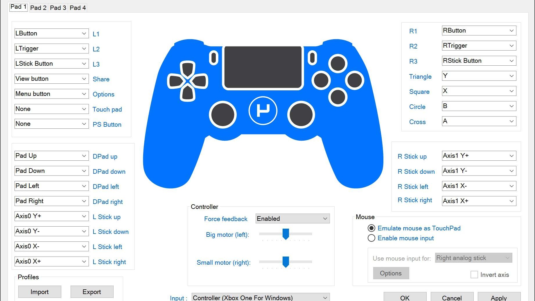 PS4 emulator running on a PC gaming desktop with DualShock controller